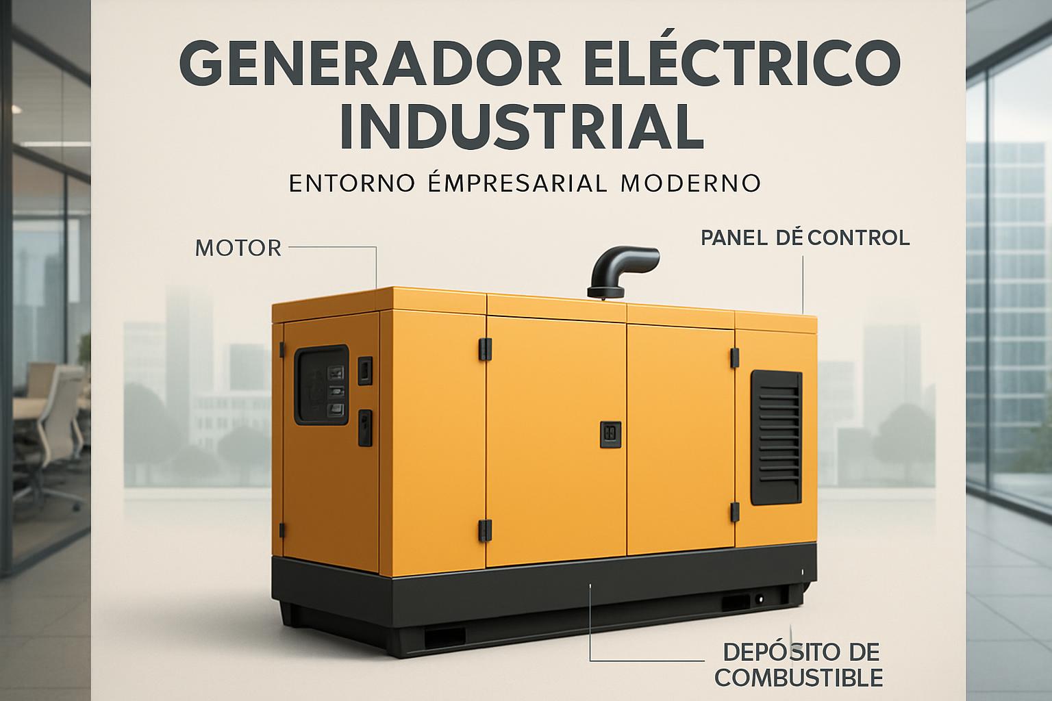 Infografía sobre Generador eléctrico industrial — análisis y datos clave 2026 Infografía sobre Generador eléctrico industrial — análisis y datos clave 2026