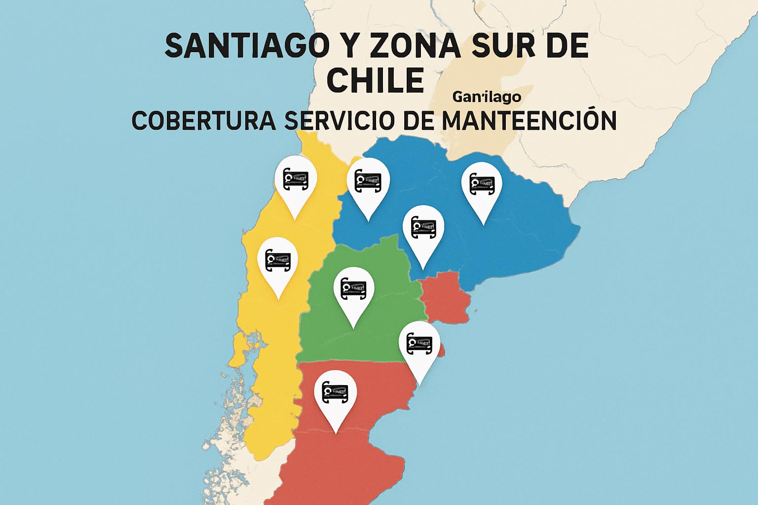 Resultados y análisis de Mantención de grupos electrógenos en Santiago y la zona sur: cobertura, marcas y tiempos de respuest